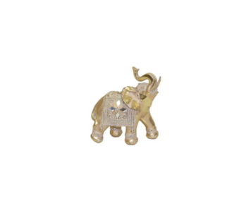 ELEFANTE RES 14cm OURO NLT13006M21-A