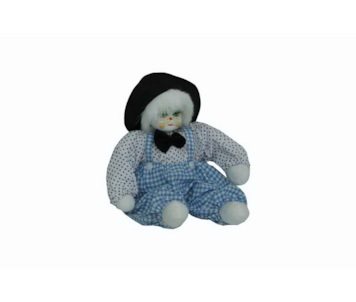 BONECO PALHACO PORC 36
