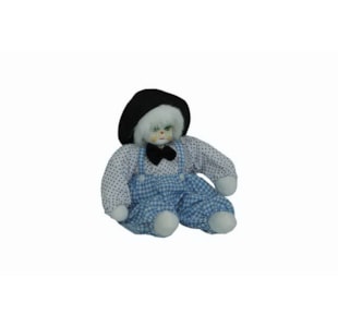 BONECO PALHACO PORC 36
