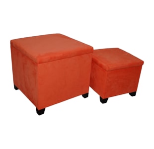 CJ 2 BANCOS MAD/TEC LARANJA 09LF-104