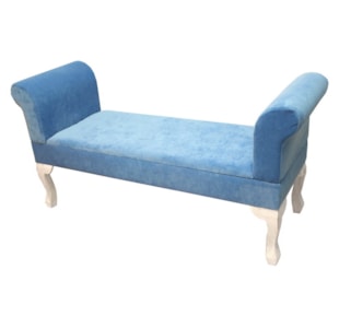 BANCO BRACO VEL AZUL 135cm SX59036BA