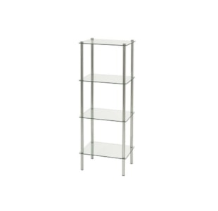 ESTANTE 4 PRAT MET/VIDRO 125231