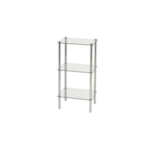 ESTANTE 3 PRAT MET/VIDRO 125230