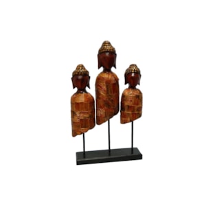 ESTATUETA 3 BUDAS MAD AMB10-108