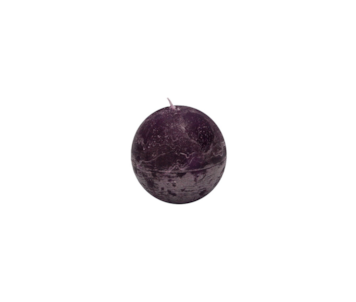 VELA BOLA 9cm ROXO BW56-10
