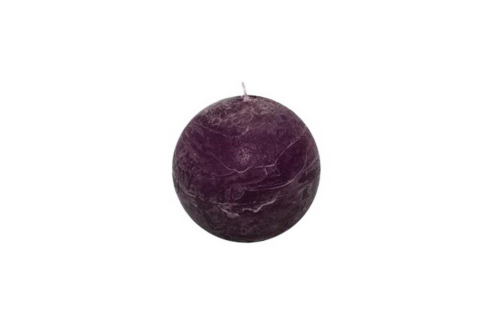 VELA BOLA 10cm ROXO BW56-10
