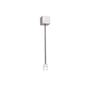 SUSPENCAO TETO 46CM PRATA CLARO