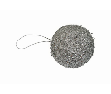 BOLA PRATA 10cm 13226T-3-SILVER