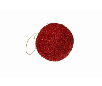 BOLA VERMELHO 10cm 13226T-7-RED