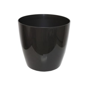 VASO SAN REMO 36CM C/RODAS ANTRACITE