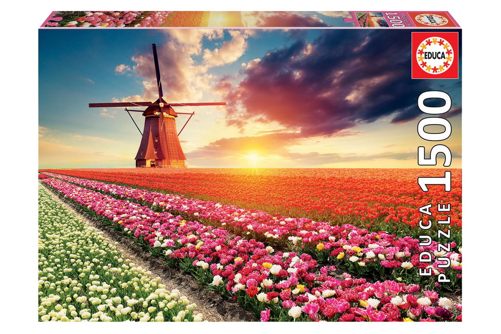 PUZZLE 1500 PAISAGEM TULIPAS18465