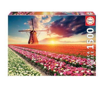 PUZZLE 1500 PAISAGEM TULIPAS18465