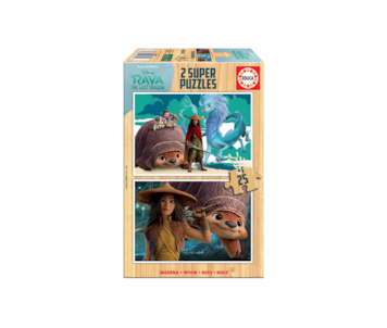 PUZZLE 2X48 RAYA THE DRAGOES 18882