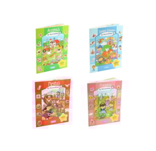 LIVRO AS ESCONDIDAS ED7851-A/B/C/D