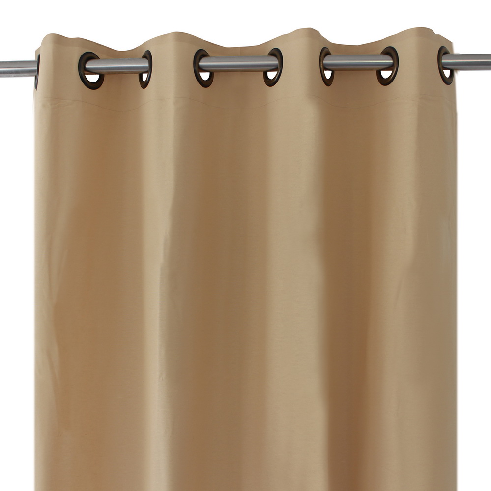 PAR CORTINADOS CREME ILHOS LISO-Y/1