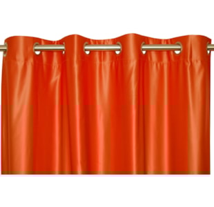 CORTINA 150X250cm LARANJA NO276-7