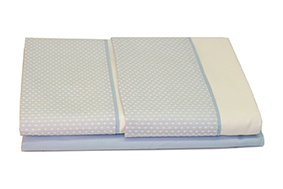 JOGO CAMA 180X290 C 2 AZUL AL841