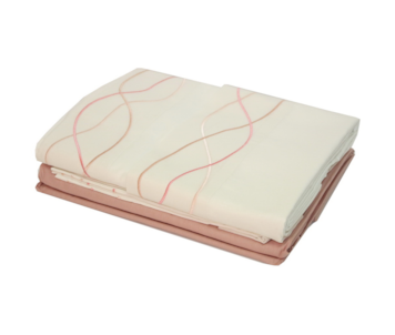 JOGO CAMA 240X290 C 2 ROS/CREM  AL971