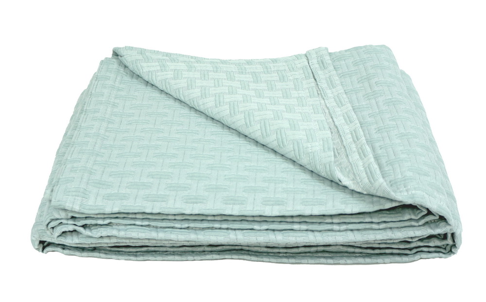 COLCHA 180X270 C 6 VERDE PRINT