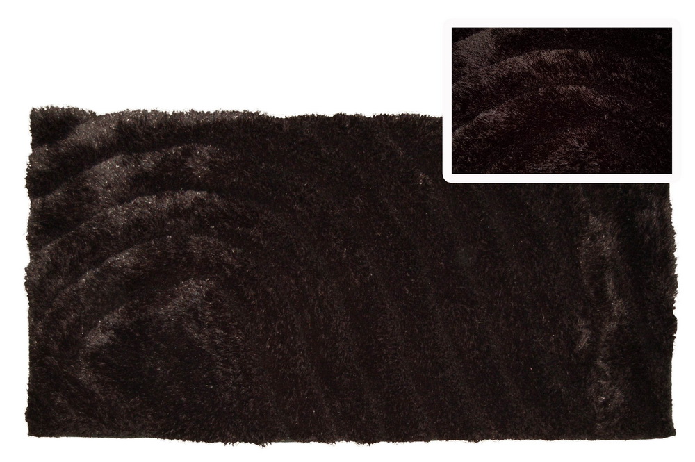 TAPETE 100x160CM PRETO GTSD-55