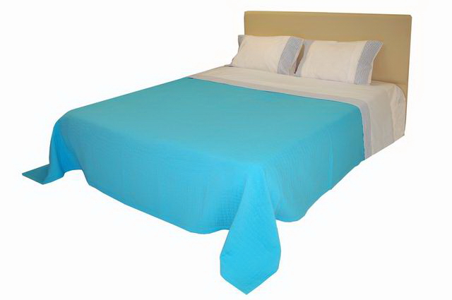 COLCHA 240X260 004 AZUL