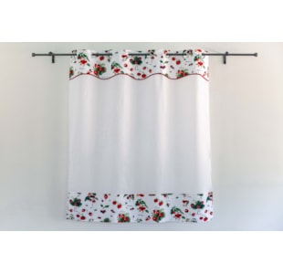 CORTINA 140X150 103 VERMELHO