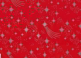 ROLO PAPEL CL VERM/ESTRELAS 292