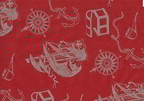 ROLO PAPEL VERM CARAVELAS PRAT 50