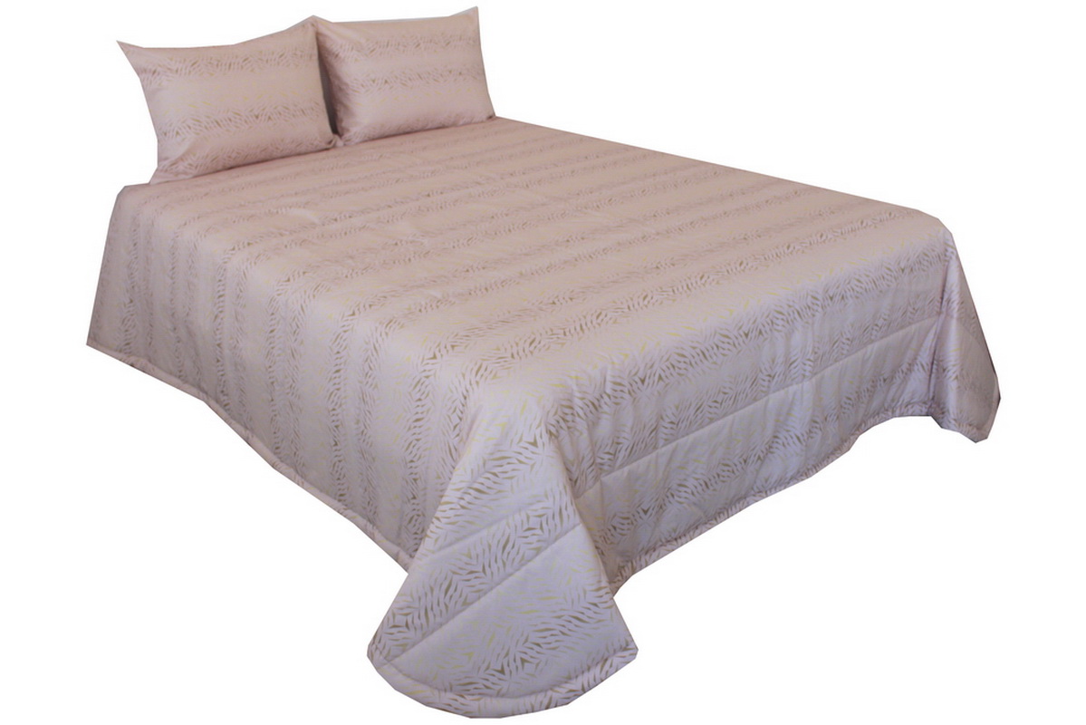 COLCHA C/FR 250X260 02 ROSA CARAB