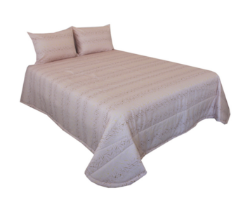 COLCHA C/FR 250X260 02 ROSA CARAB