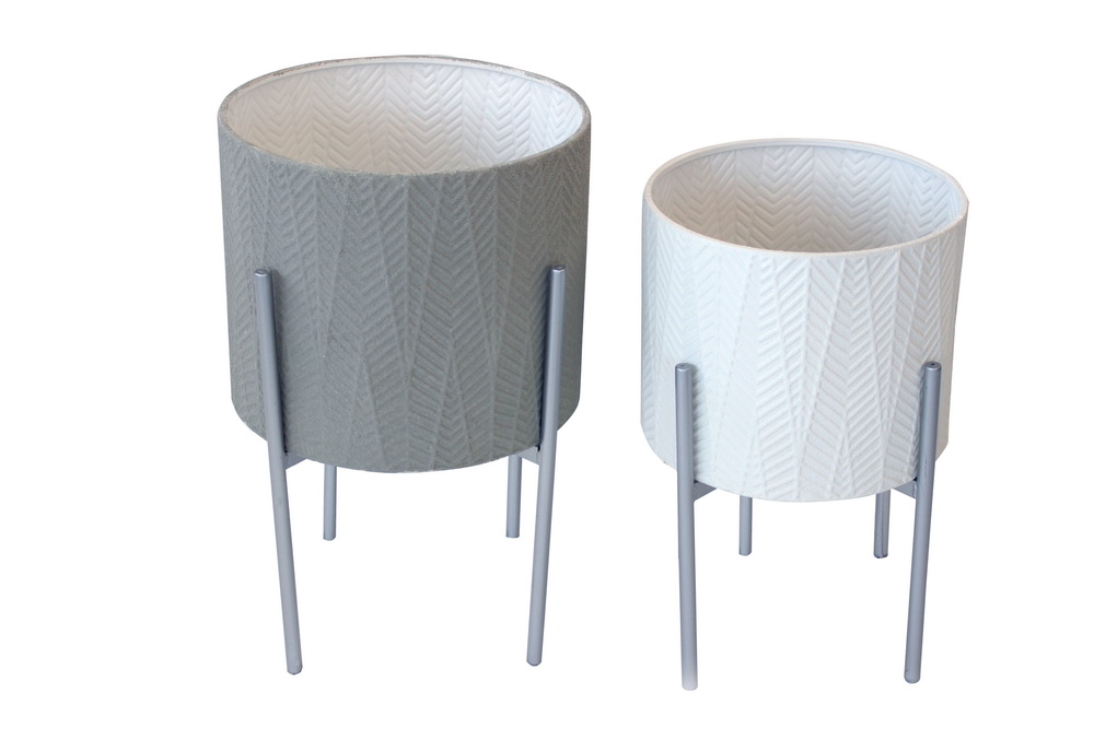 CJ 2 FLOREIRAS METAL D31x50+D36x57 20AA0309