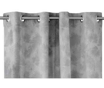 PAR CORTINADOS 150x250 AMALE 06 CINZA