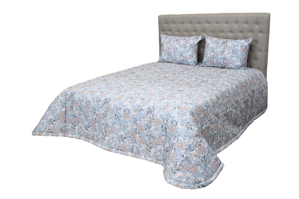 COLCHA C/FR 250X260 GOIANA 02 AZUL