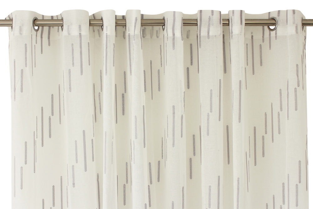 CORTINA 295X250 C5 CINZA FIJI 7107