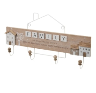 CABIDE 4 GANCHOS FAMILY 25cm 803003