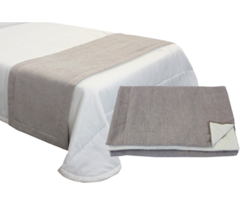 MANTA TAPA PES 60x245 TAUPE ITALYAN VELV