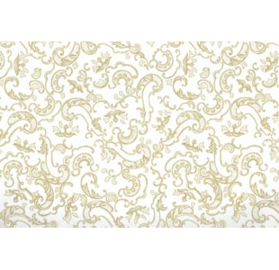 FOLHA PAPEL BRANCO DOURADO 169