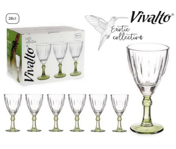 COPO VINHO PE VERDE 275ML 78067