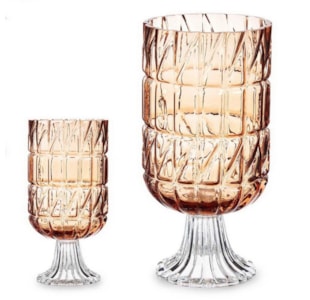 VASO VIDRO COBRE 13x26,5cm 77860