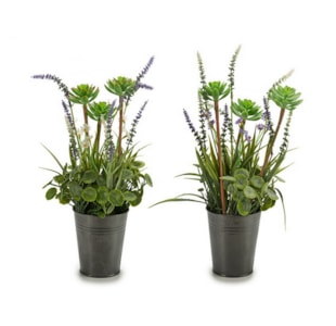 VASO MET LAVANDA 2S 35cm 22217