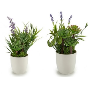 VASO C/LAVANDA 2S 28cm 57346