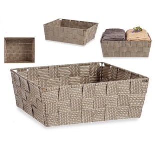 CESTA RET BEGE 24cm 79821