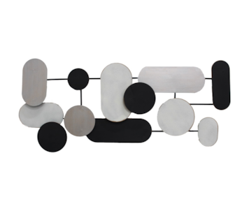 DECOR METAL PRAT 115x51,5x4,5cm 20AB1175