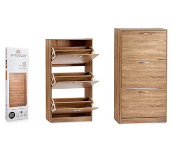 SAPATEIRA 3 PORTAS BG 60x116x24 87678