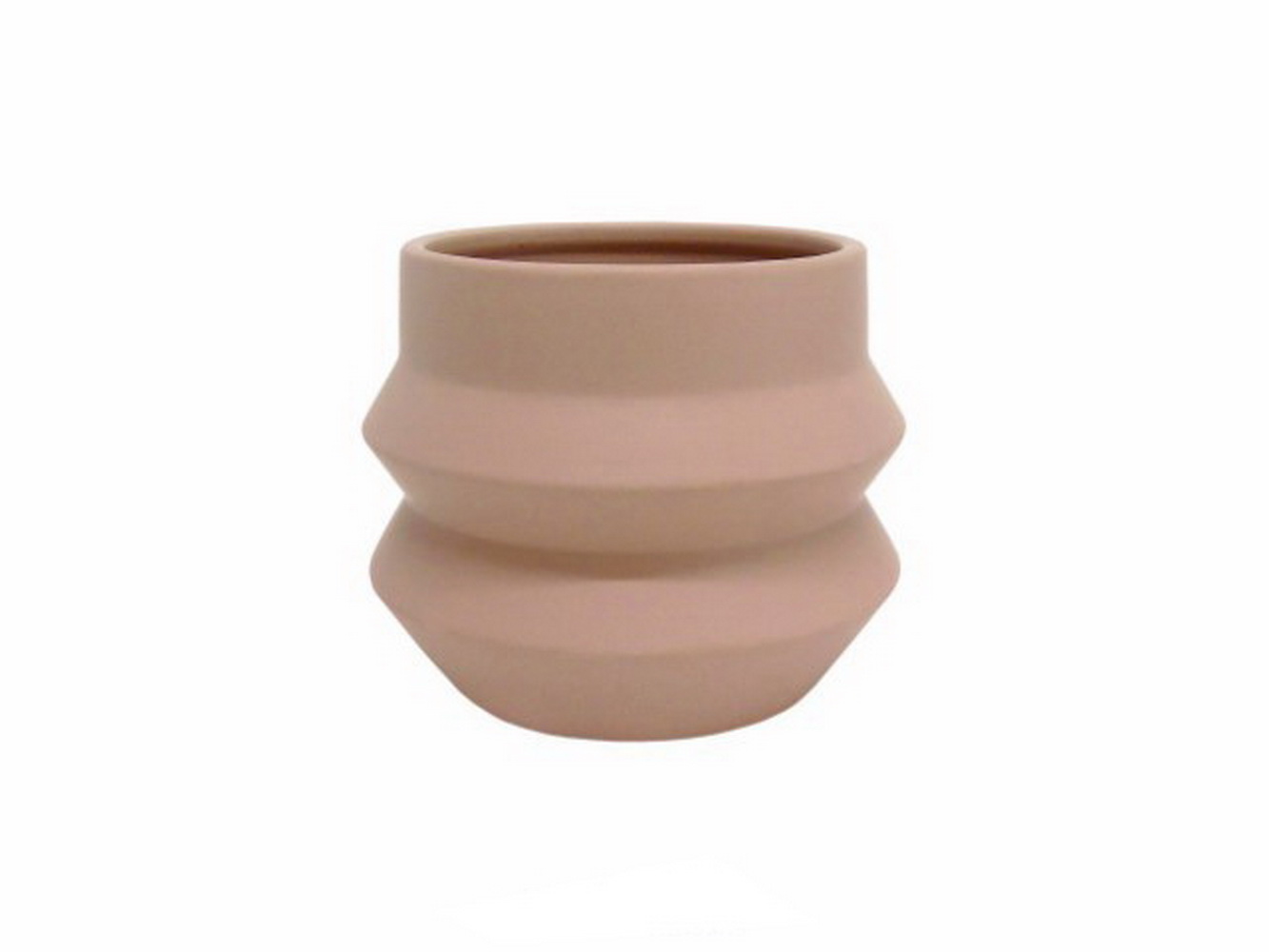 VASO CERAM ROSA 13cm 01 0009273