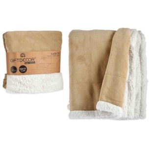 MANTA SHERPA CAMEL 130X170 89683