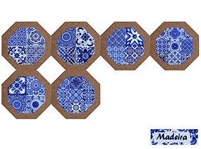 AZULEJO OCT C/CORT  AA-557-8-MD