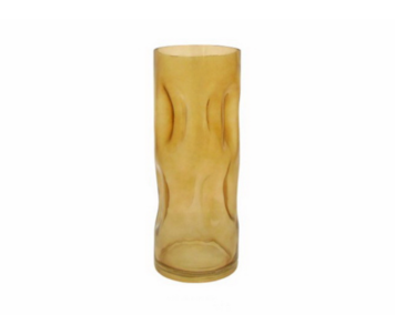 JARRA VIDRO AMBAR 12x30 03 0004541