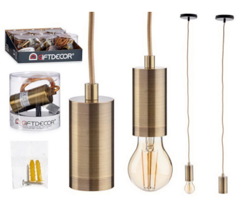 SUSPENSAO TETO DOURADO 61697