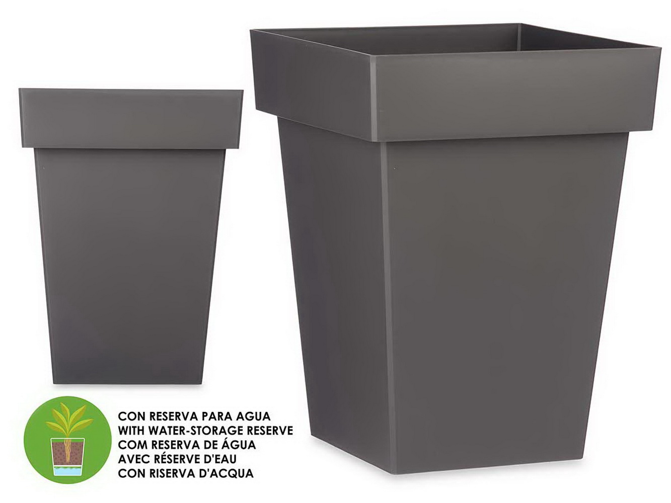 VASO QD CINZA 37x51 87949
